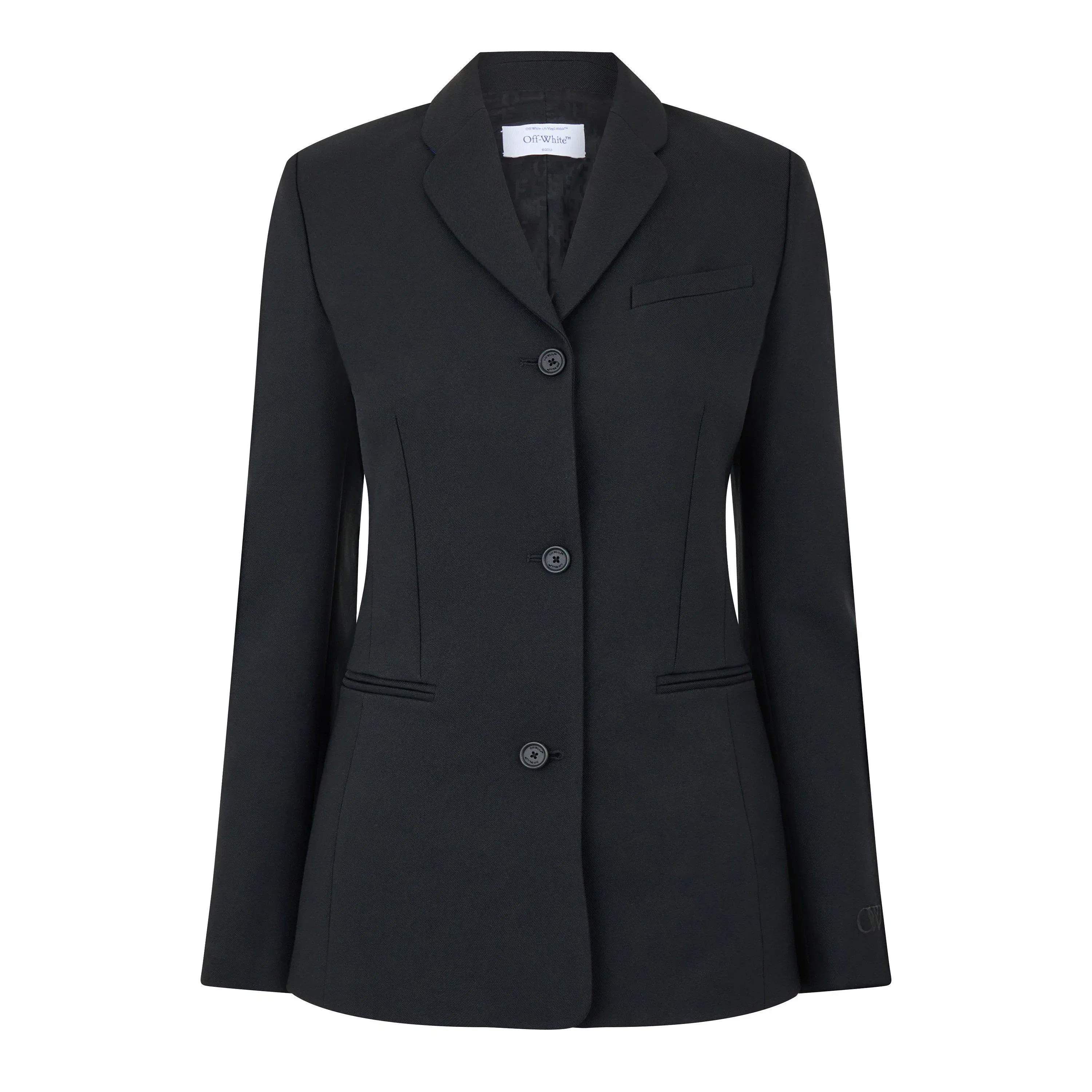 Darted Twill Long Sleeve Tailored Fit Blazer