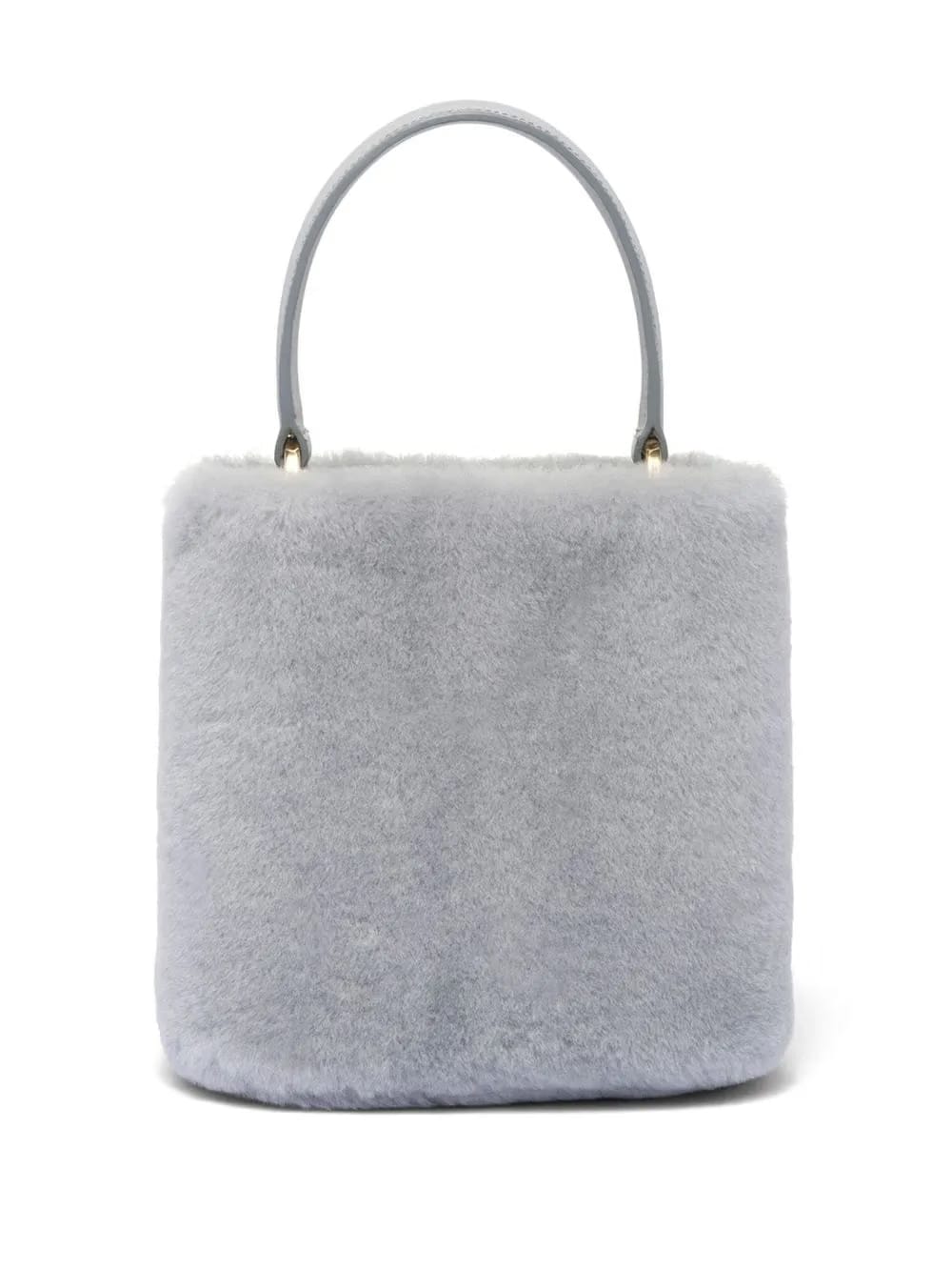 mini Panier shearling tote bag