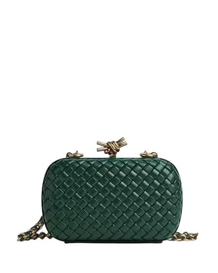 Knot Minaudiere with Chain Strap