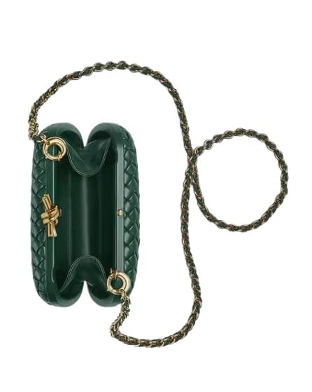 Knot Minaudiere with Chain Strap