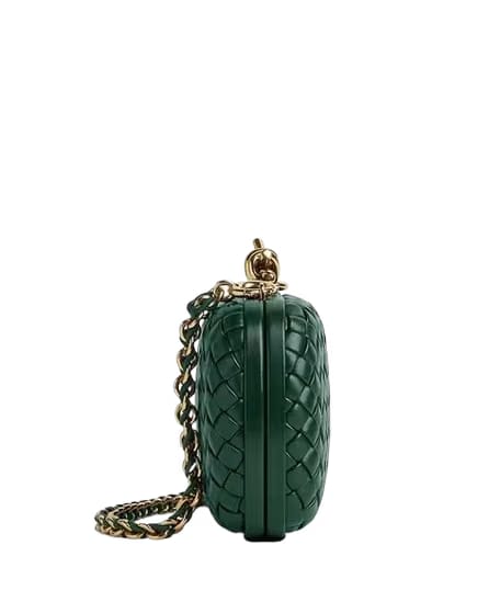 Knot Minaudiere with Chain Strap