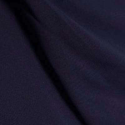Navy Sleeveless Slash Neck Top