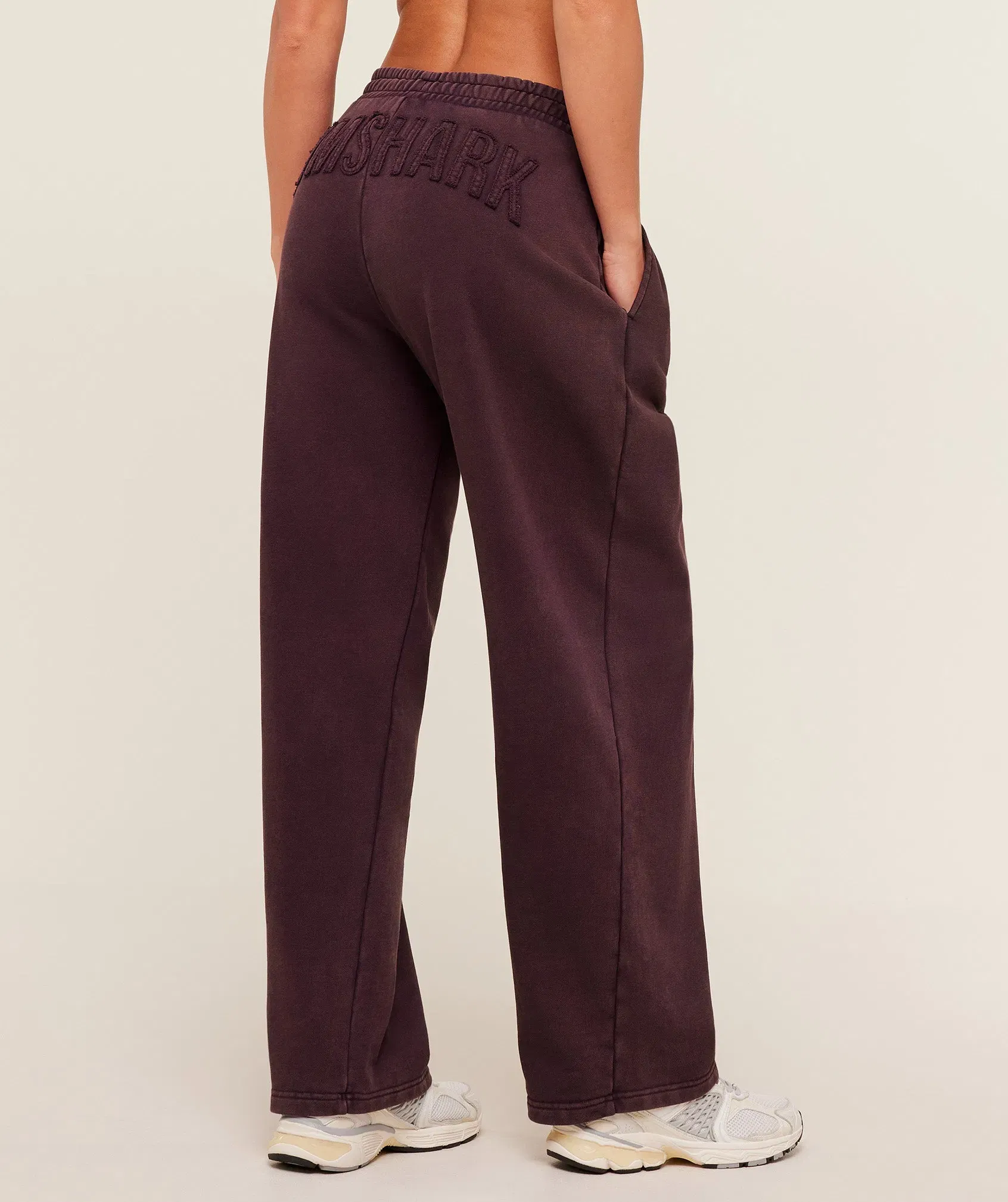 Gymshark Power Washed Joggers - Cherry Purple/Acid Wash