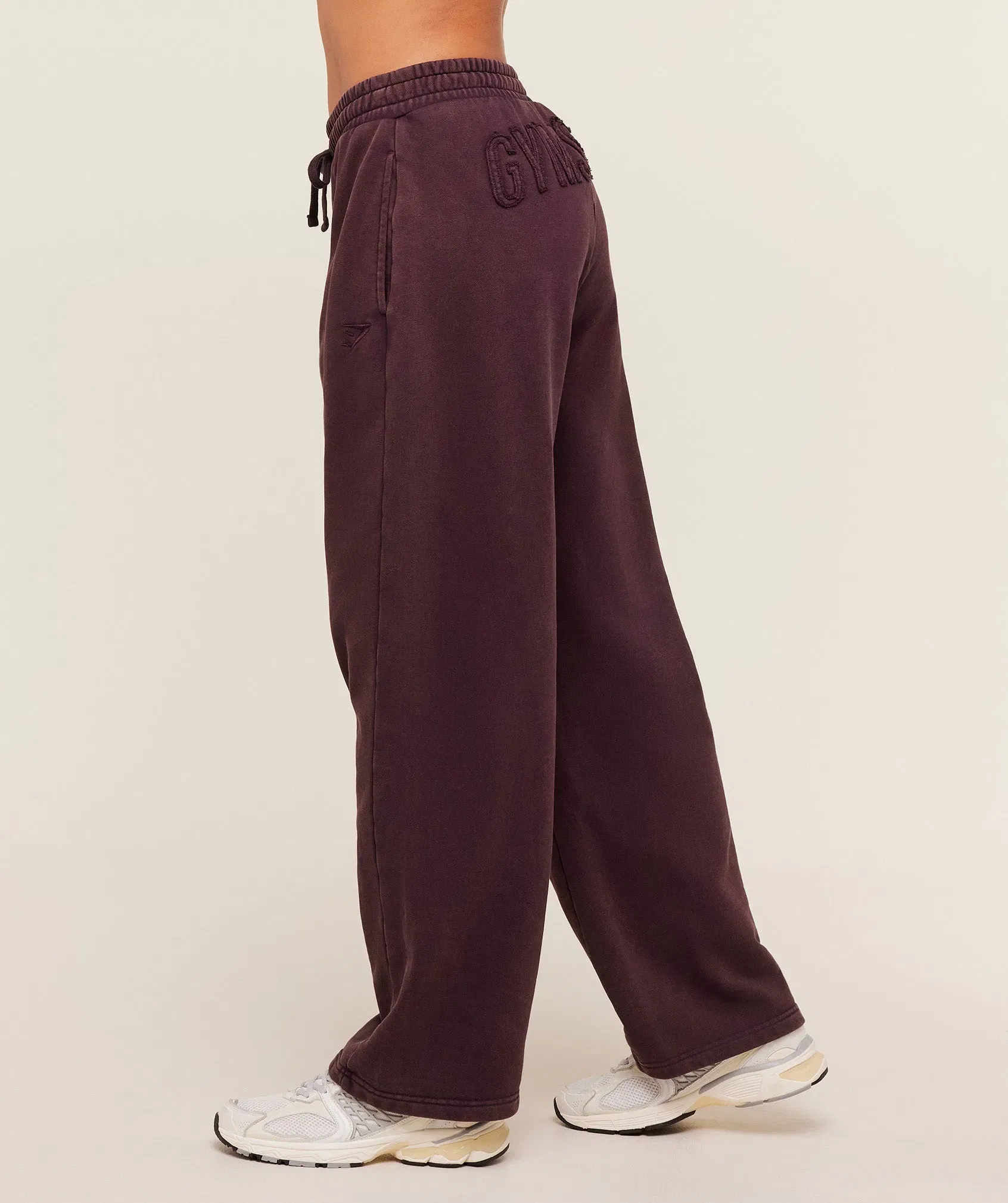 Gymshark Power Washed Joggers - Cherry Purple/Acid Wash