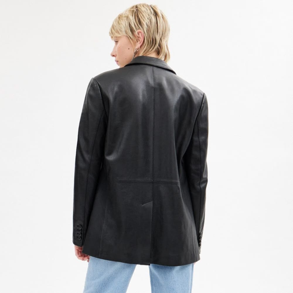 Leather Blazer