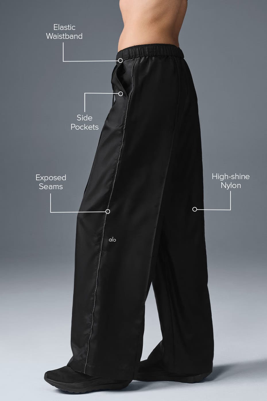 Alo Yoga Afterglow Wide Leg Track Pant