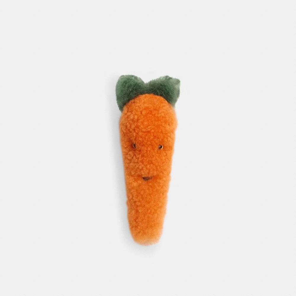Carroty Shoe Charm In Shearling