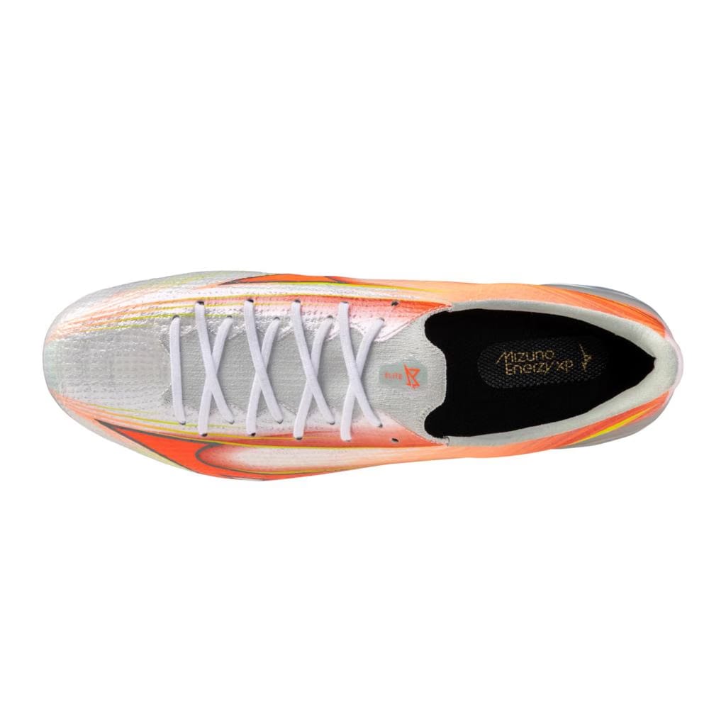 Mizuno Alpha Iii Elite Fg Firm Ground Soccer Cleat White Lava Orange