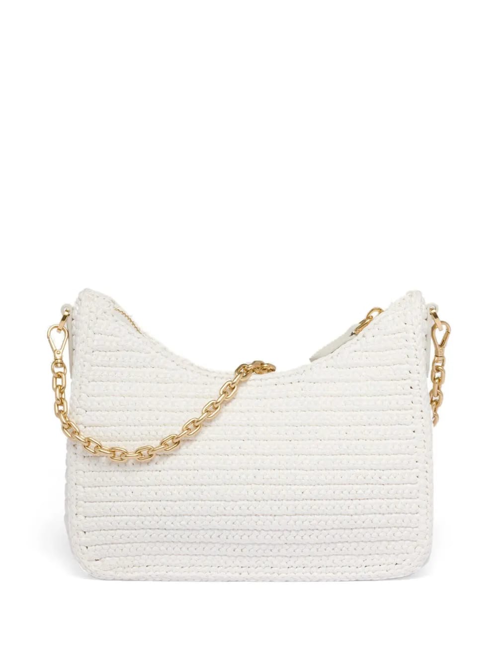 Re-Edition crochet-knit shoulder bag