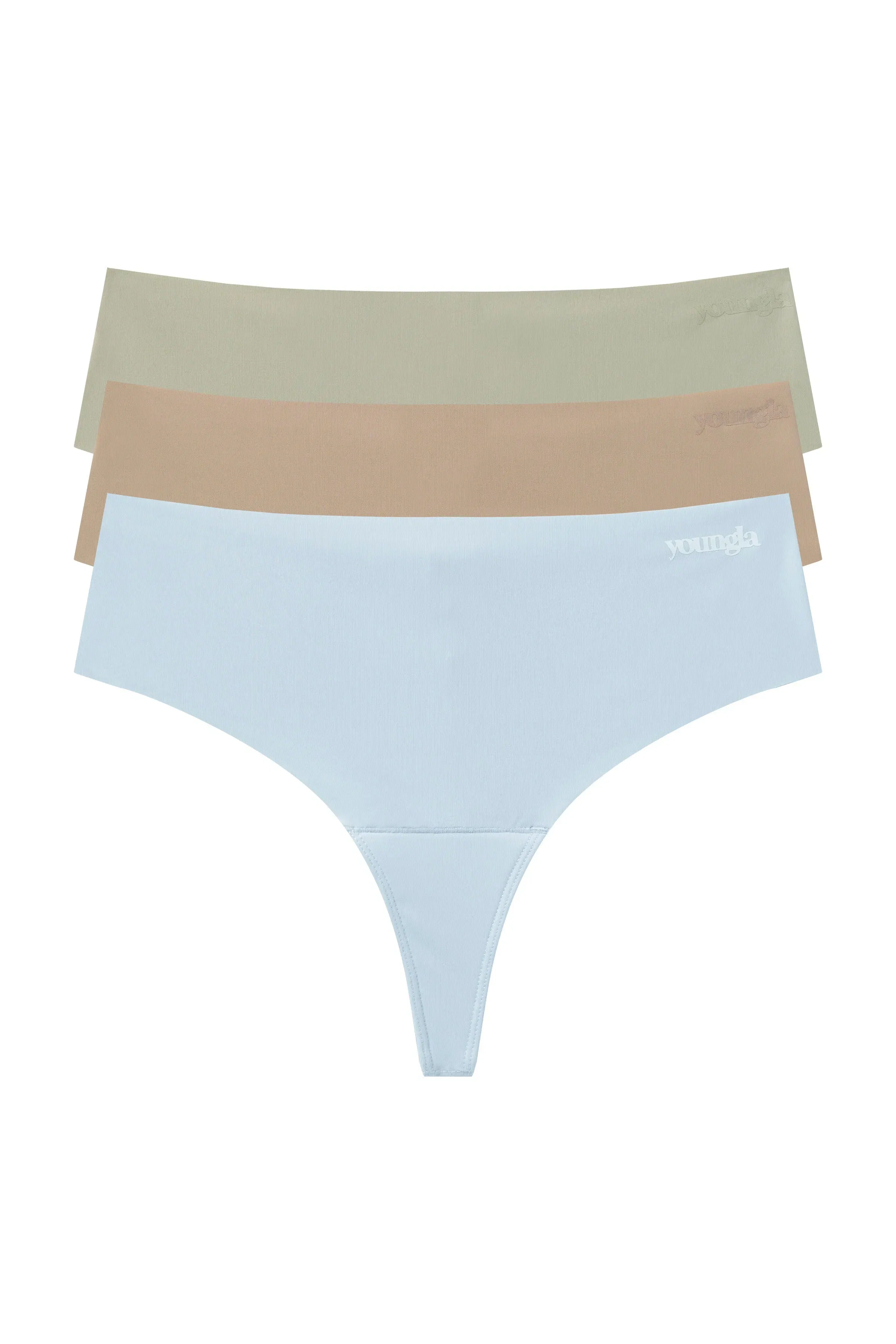 W637 padded thong 3-pack
