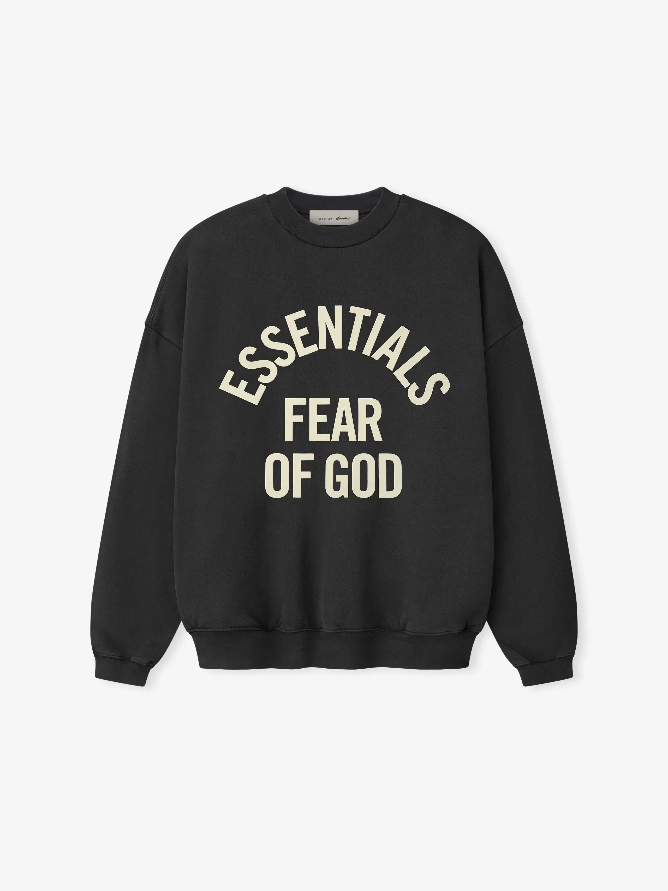 Essentials Campus 90S Crewneck Sweatshirt Faded Black