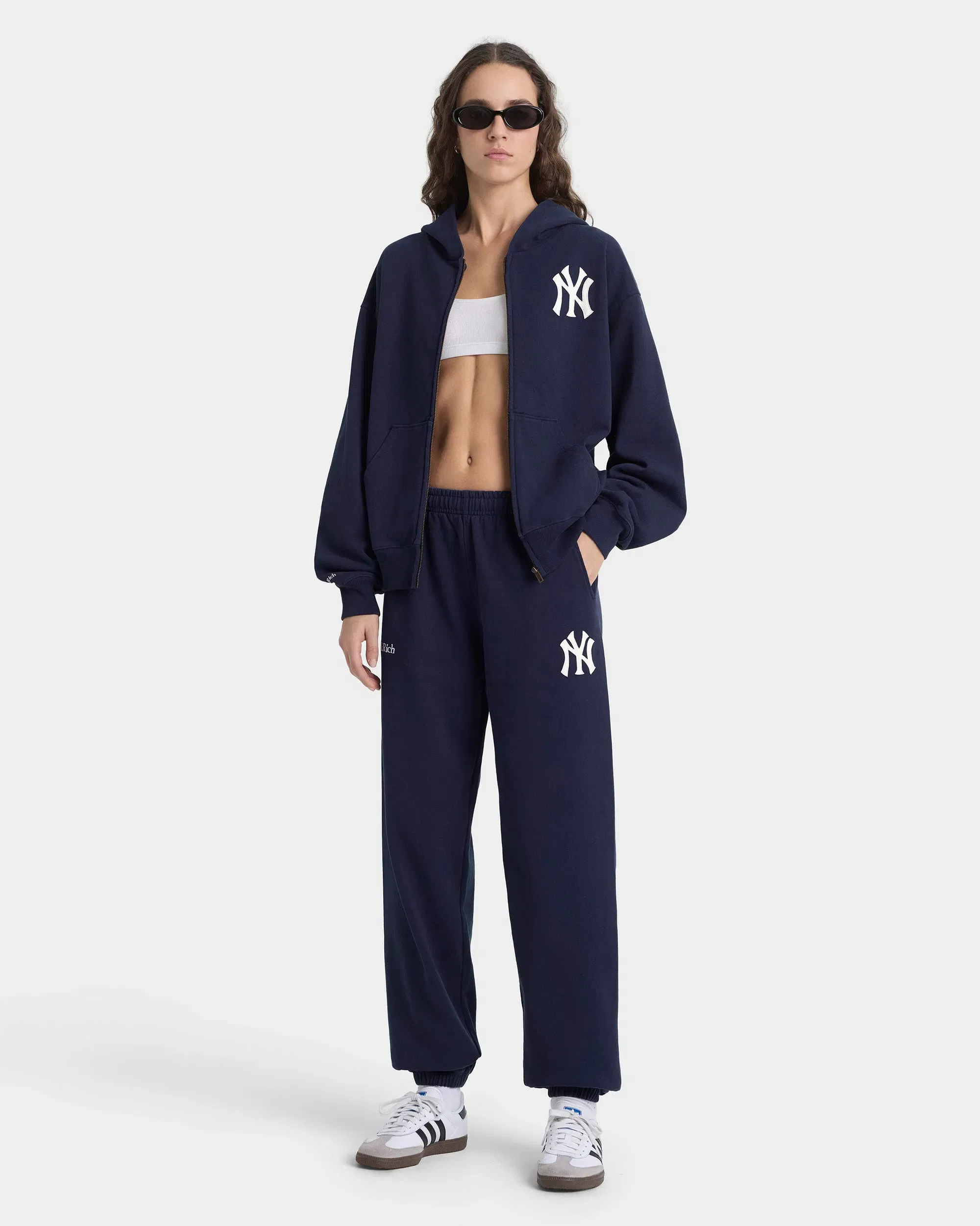 Heritage Yankees Serif Sweatpant - Navy/White