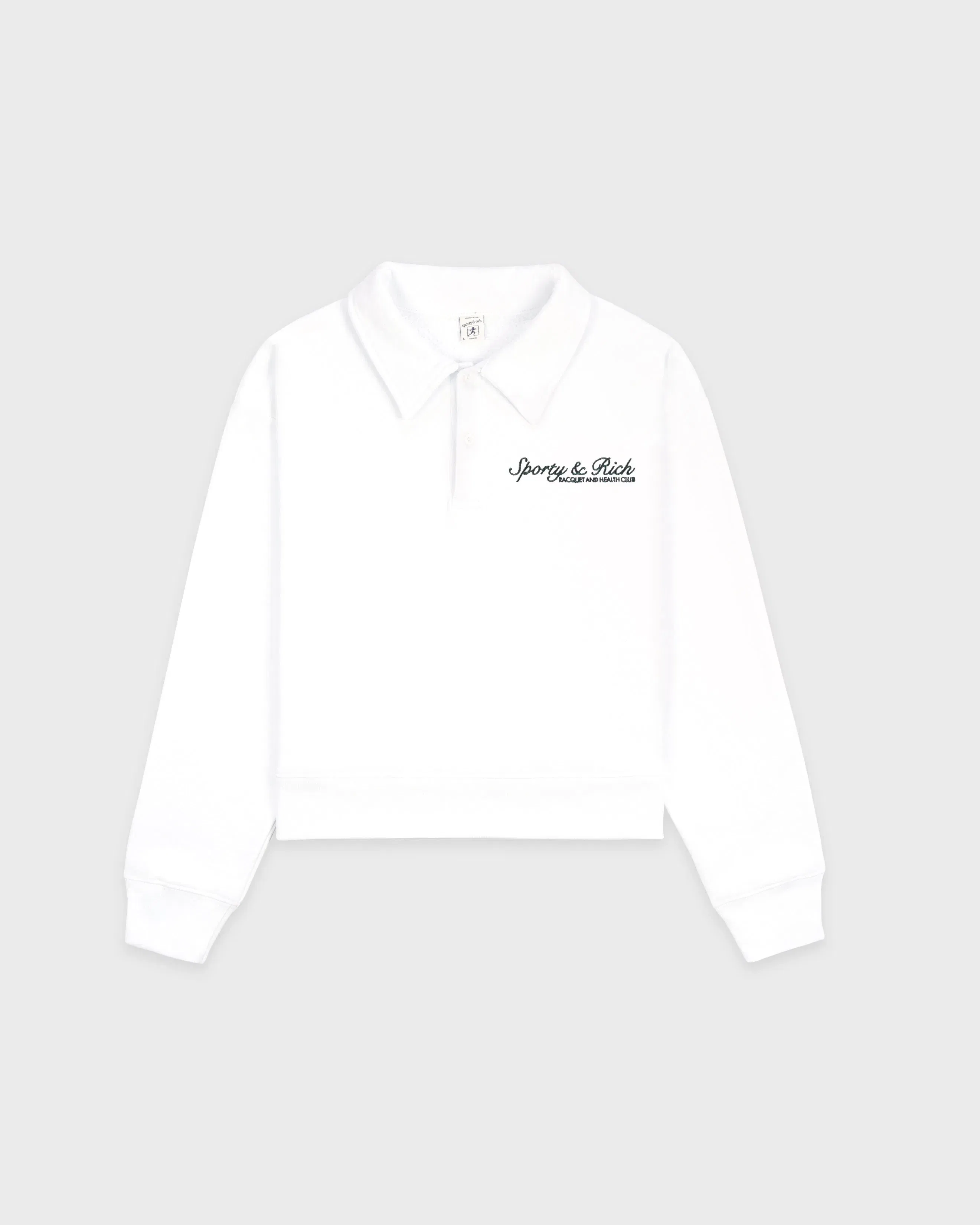 Syracuse Embroidered Polo - White/Forest