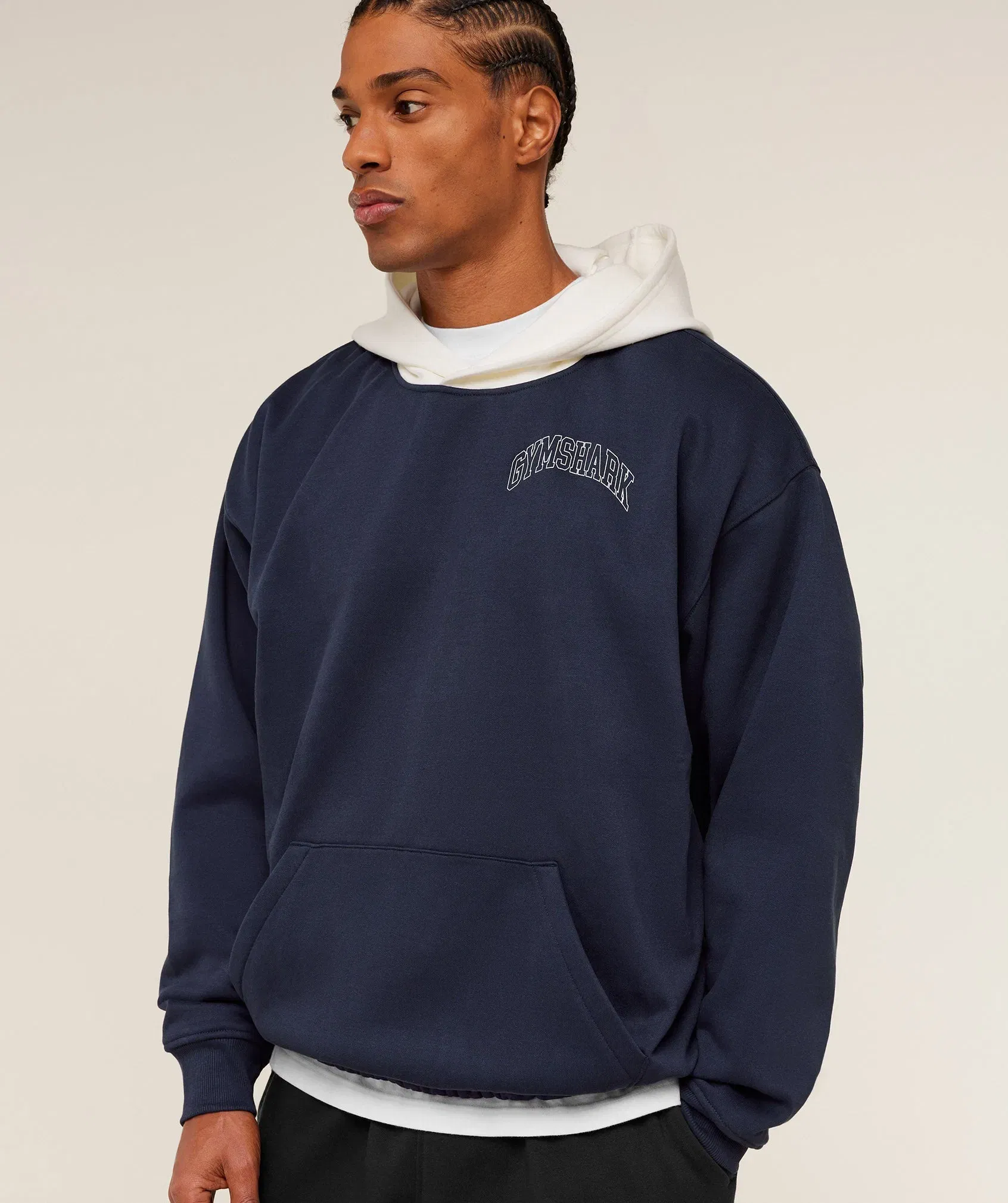Gymshark Collegiate Tech Hoodie - Heavy Blue