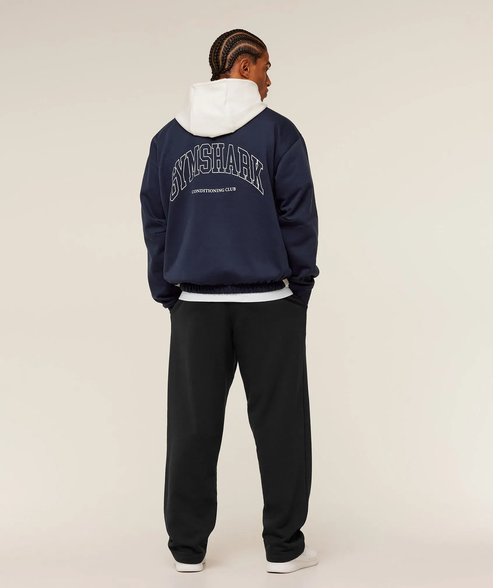 Gymshark Collegiate Tech Hoodie - Heavy Blue