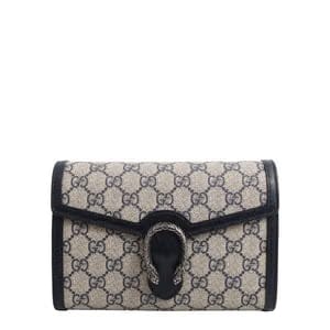 Supreme GG Dionysus Chain Wallet Beige/Blue