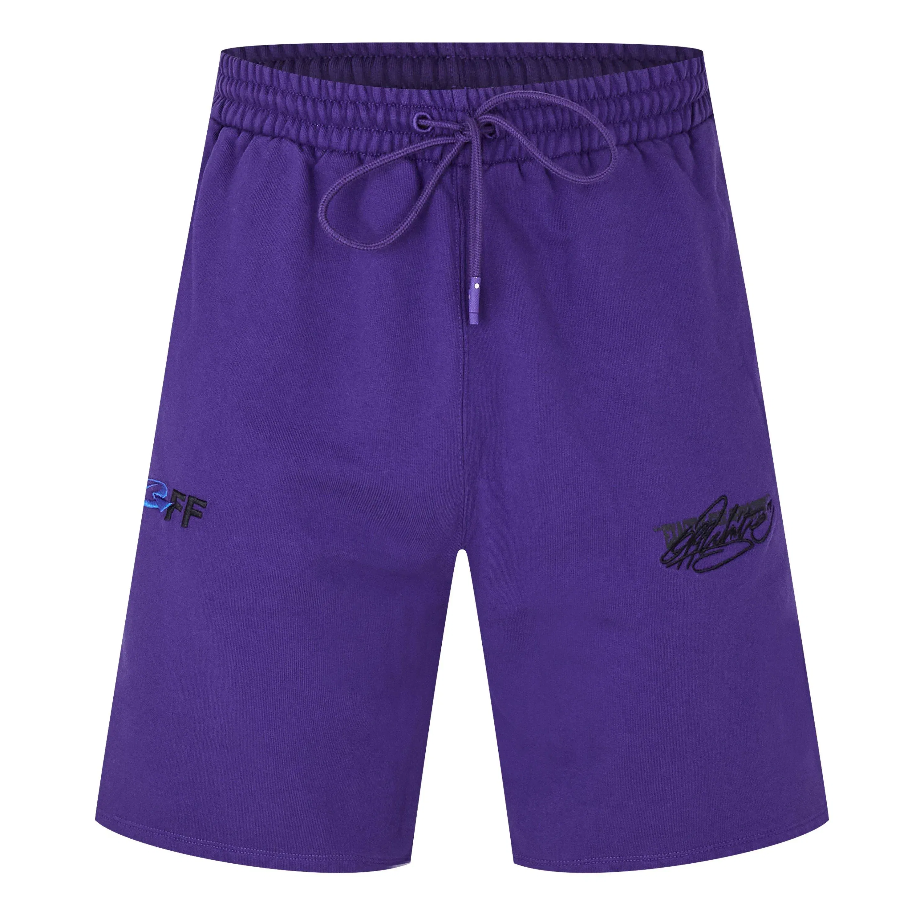 Embroidered Skate Fleece Jogger Shorts
