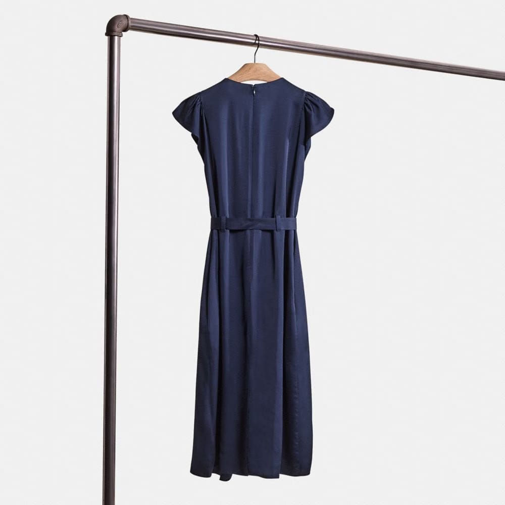 Restored Sleeveless Pleated Dress