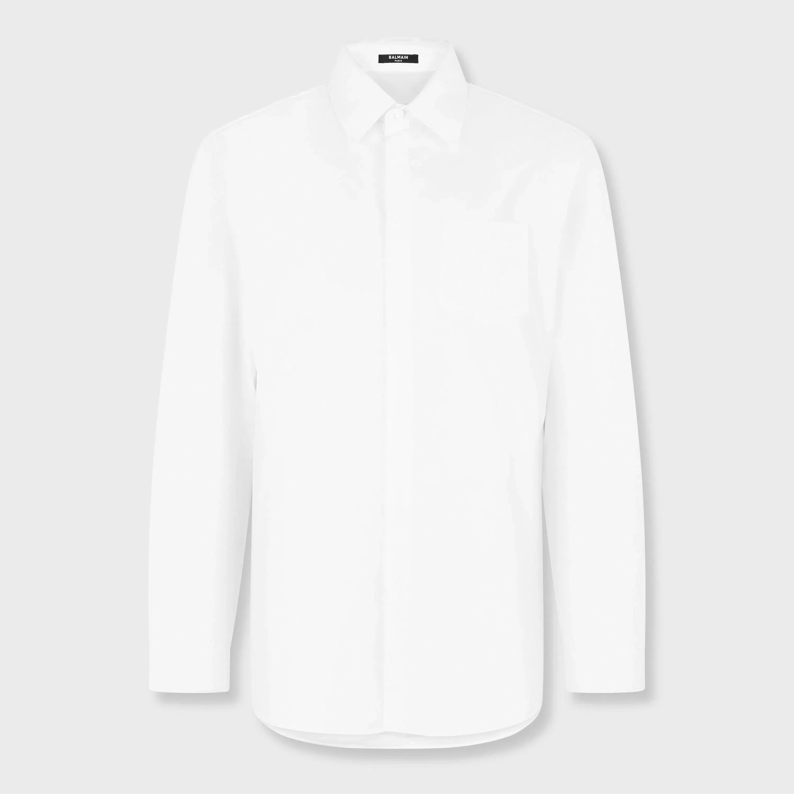 Emblam Long Sleeve Plain Shirt