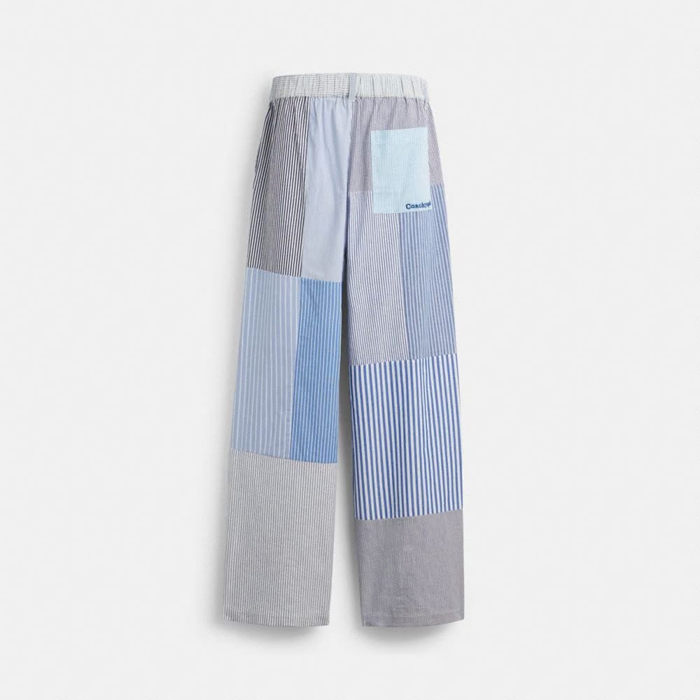 Patchwork Striped Pants