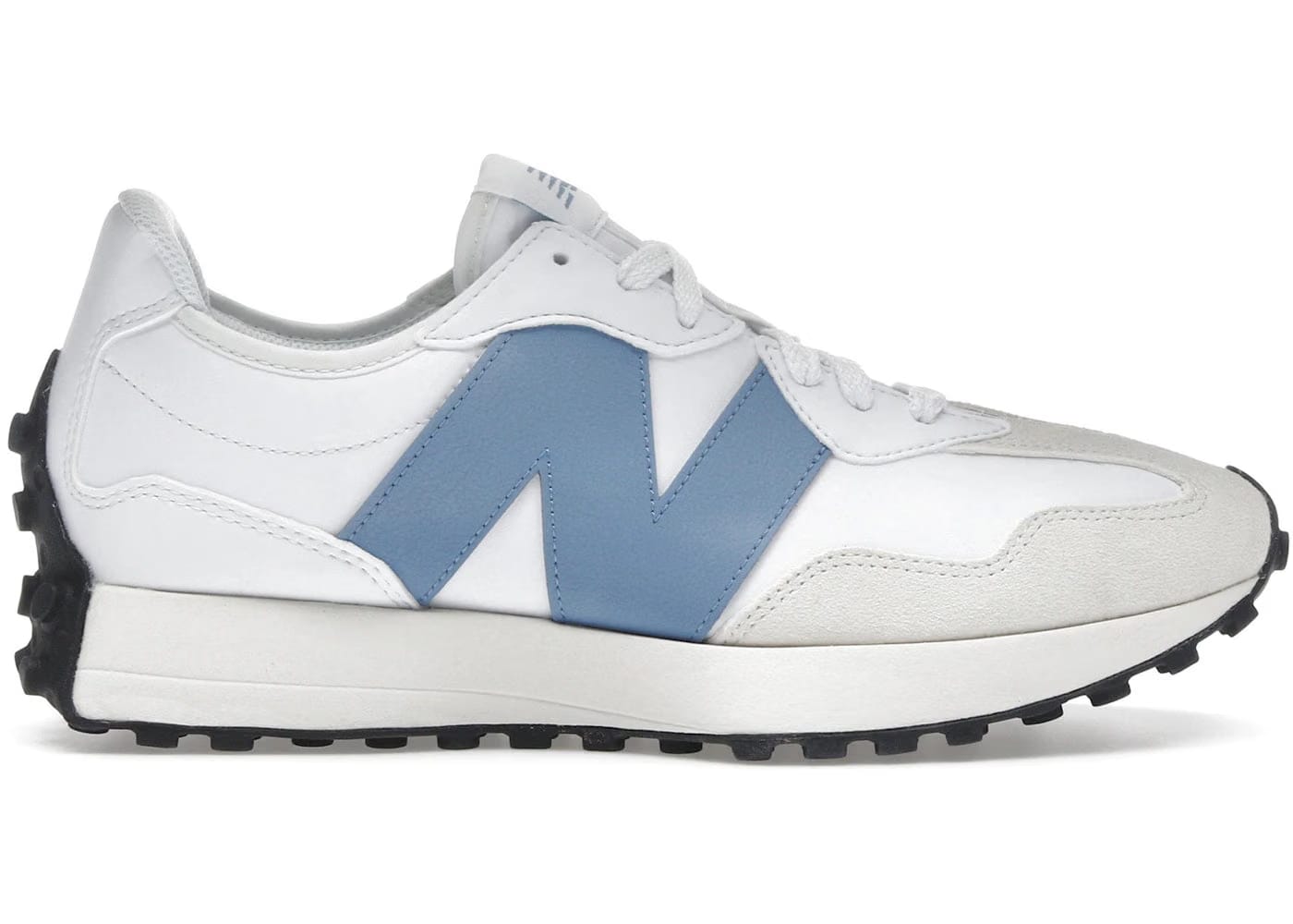 New Balance 327 White Blue Laguna
