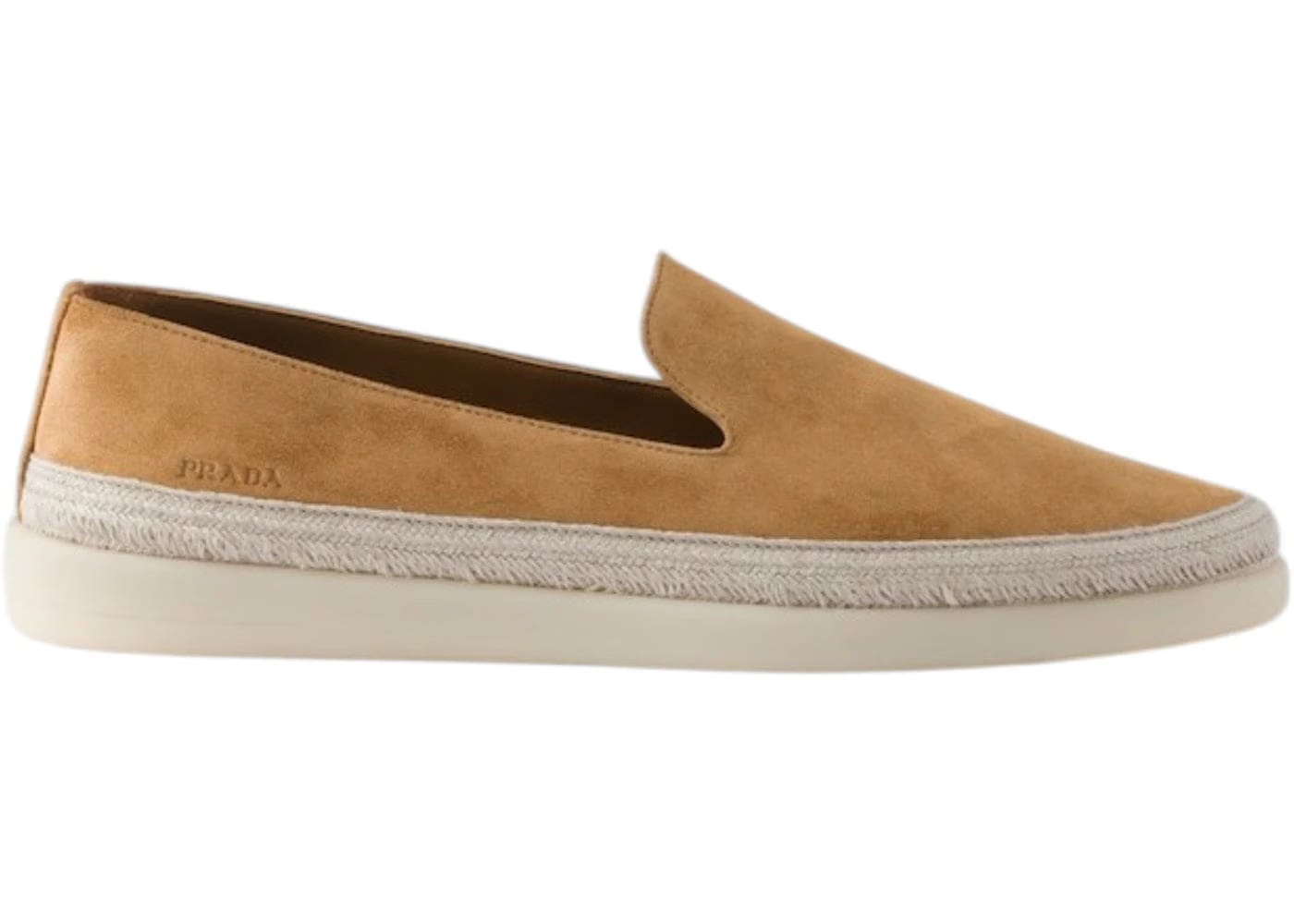 Prada Suede Loafer Cinnamon