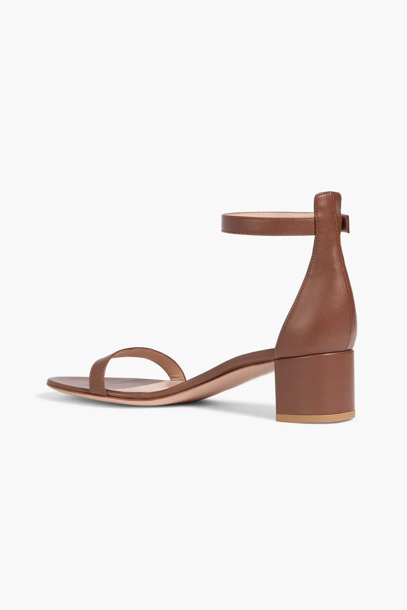 Gianvito Rossi Gaeta 45 Leather Sandals Brown Women's