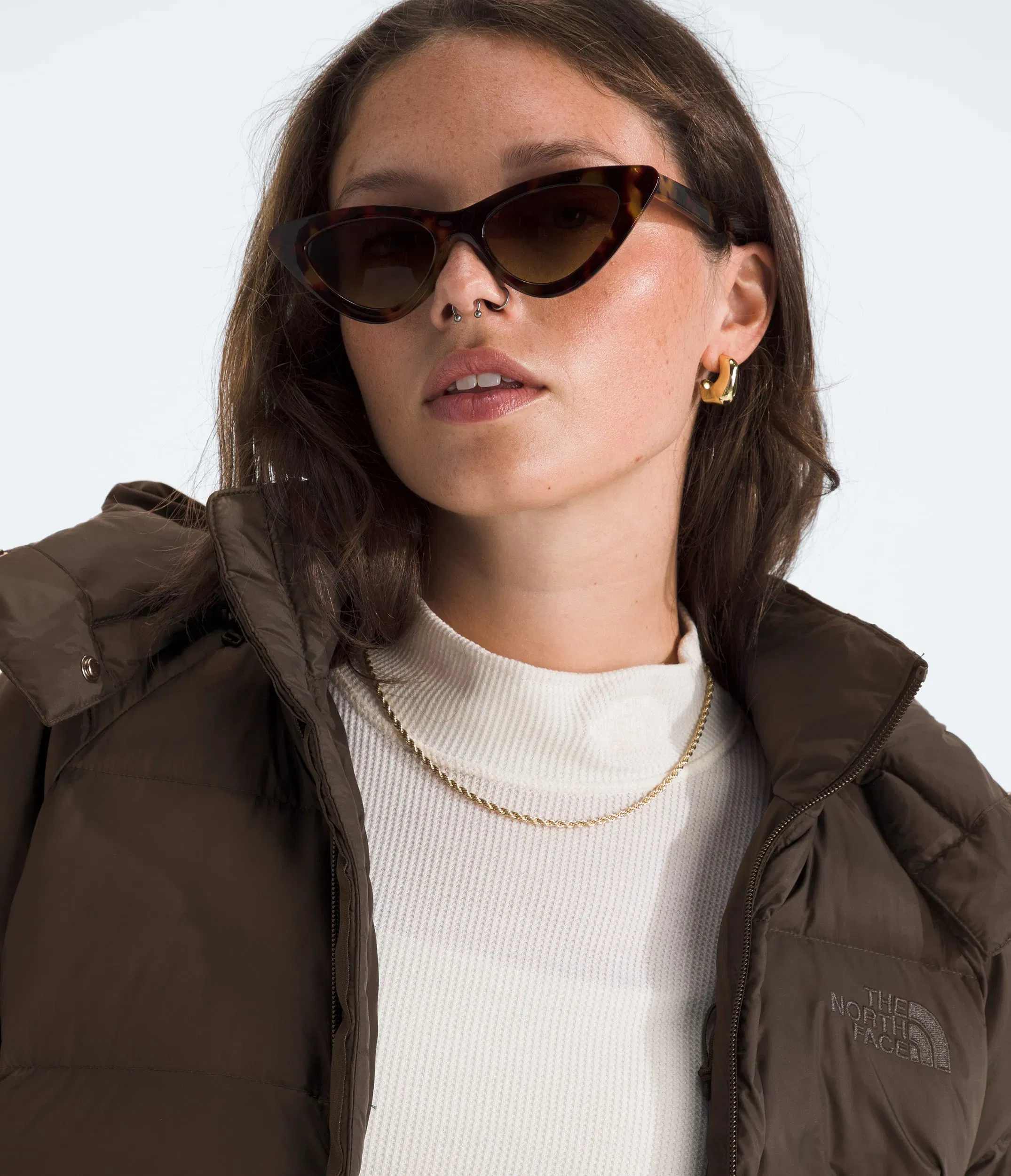 The North Face Women’s Hydrenalite™ City Down Hooded Parka Smokey Brown
