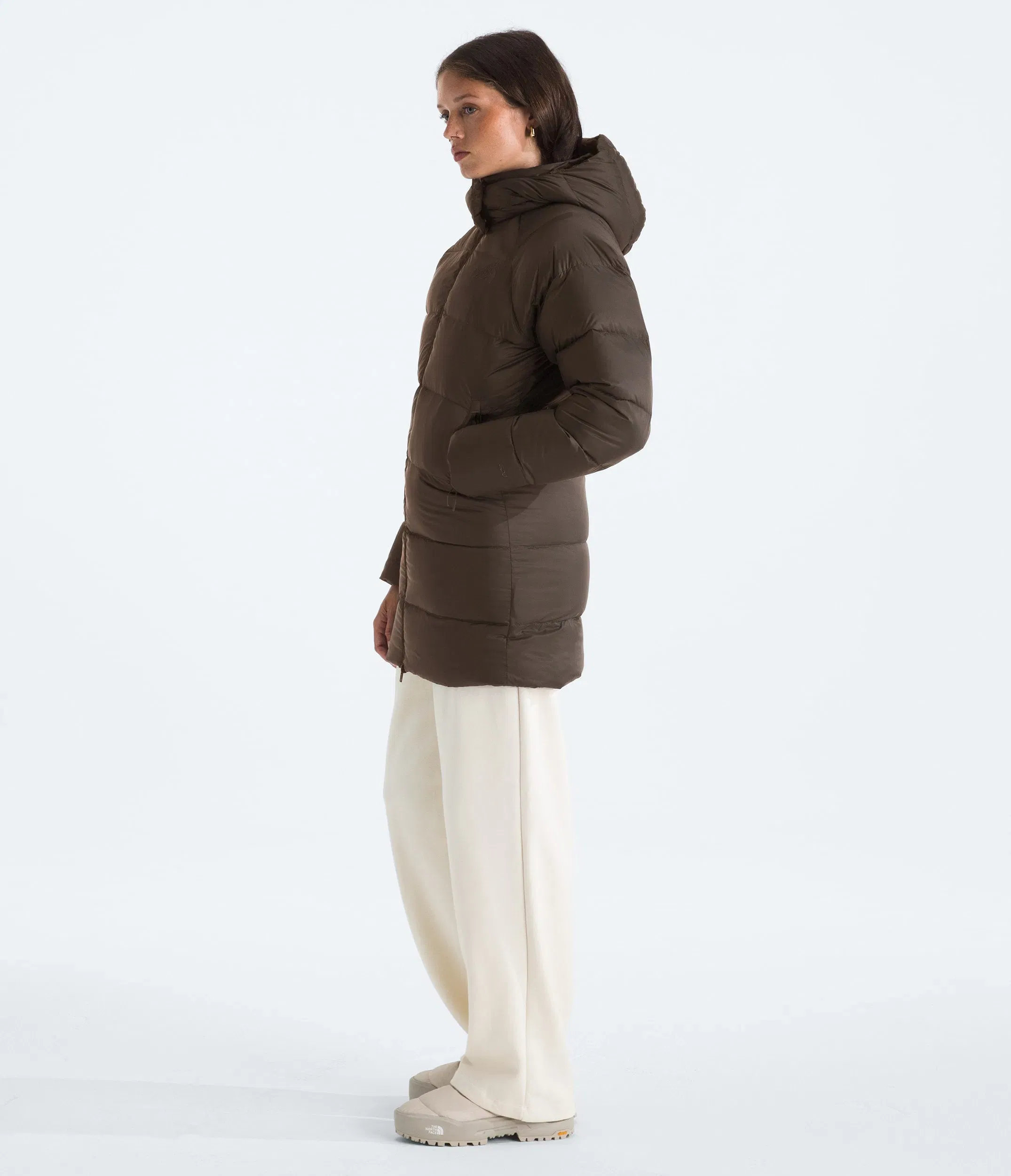The North Face Women’s Hydrenalite™ City Down Hooded Parka Smokey Brown
