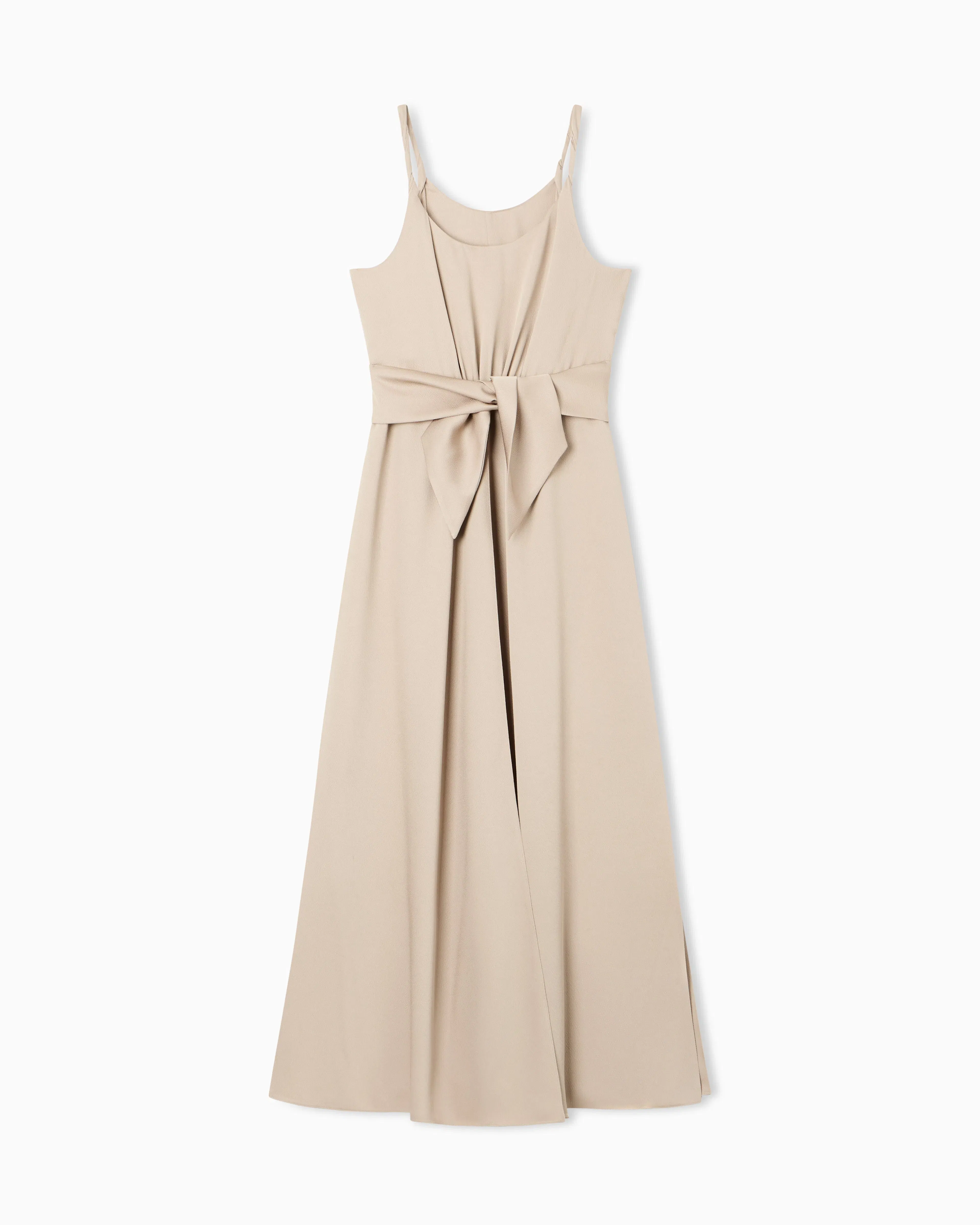 Emporio Armani Twill crêpe sash dress