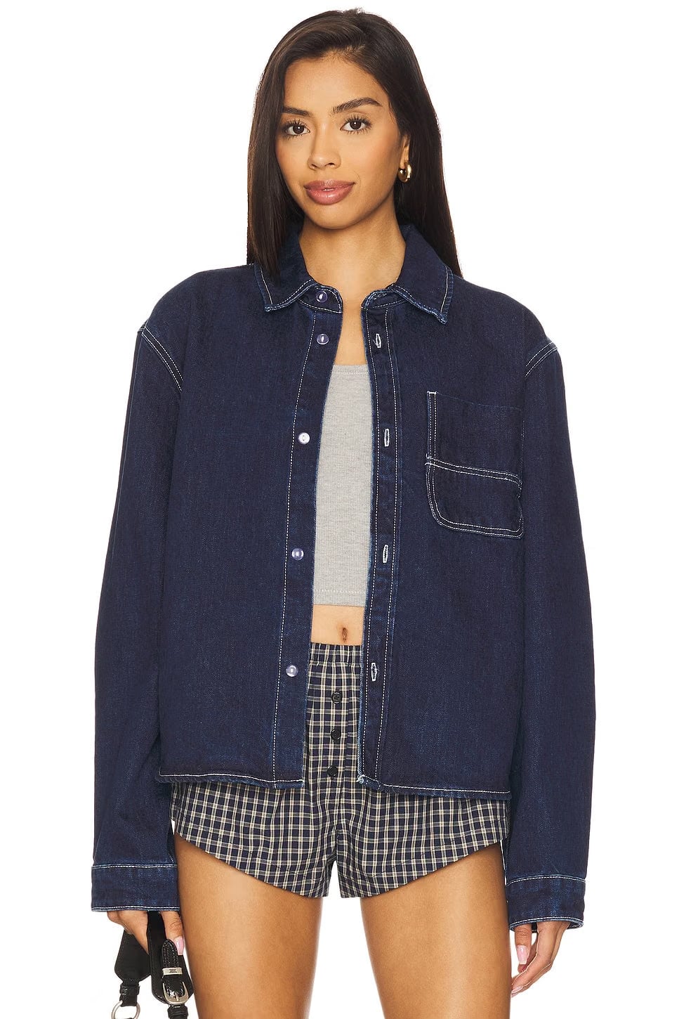 superdown Ember Jacket in Dark Wash