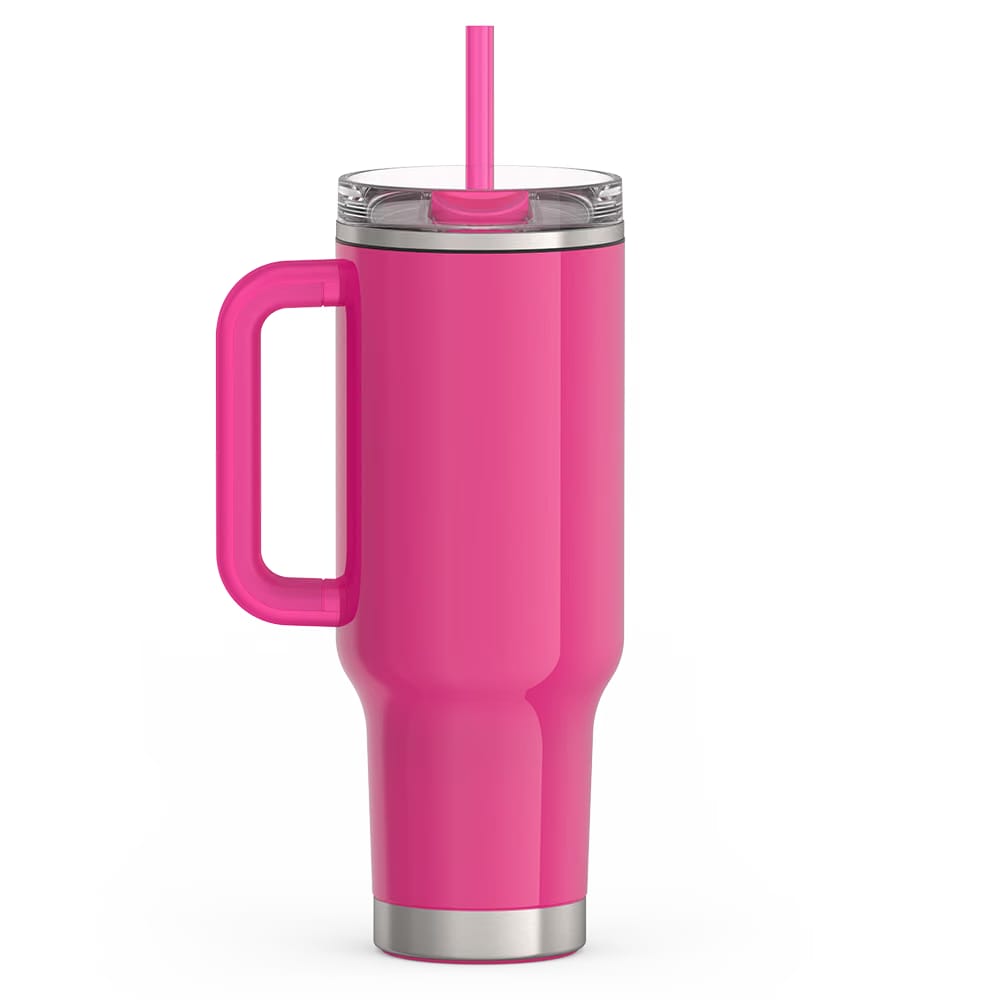 Thermos 40oz Cup Holder Mug Hot Pink