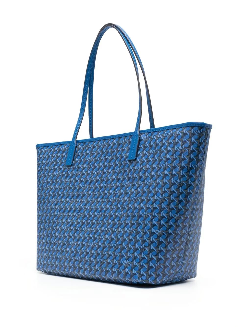 Basketweave-pattern tote bag