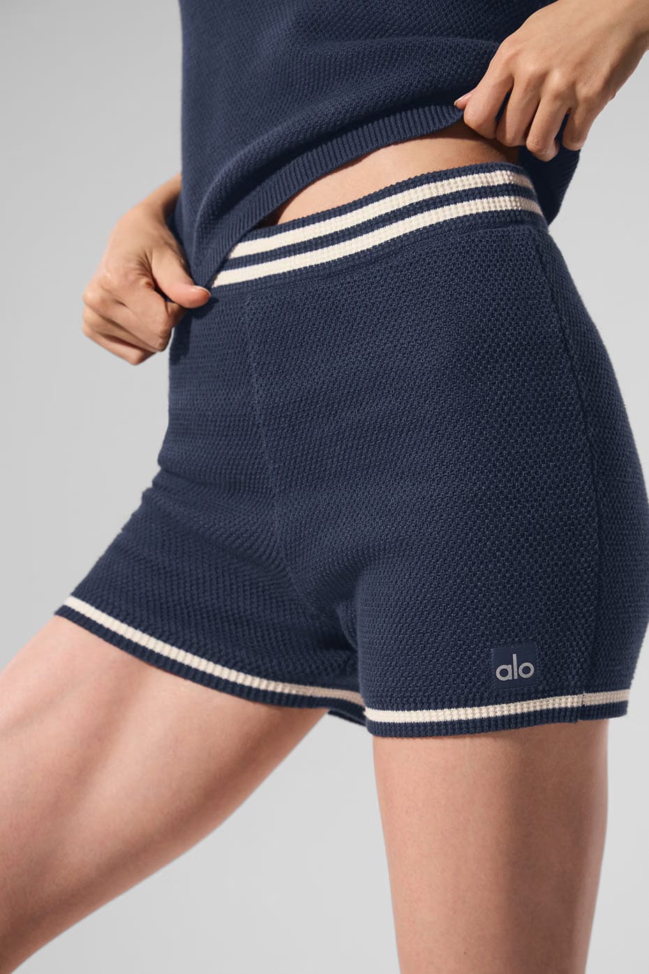 Tennis Club Sweater Knit Hot Short