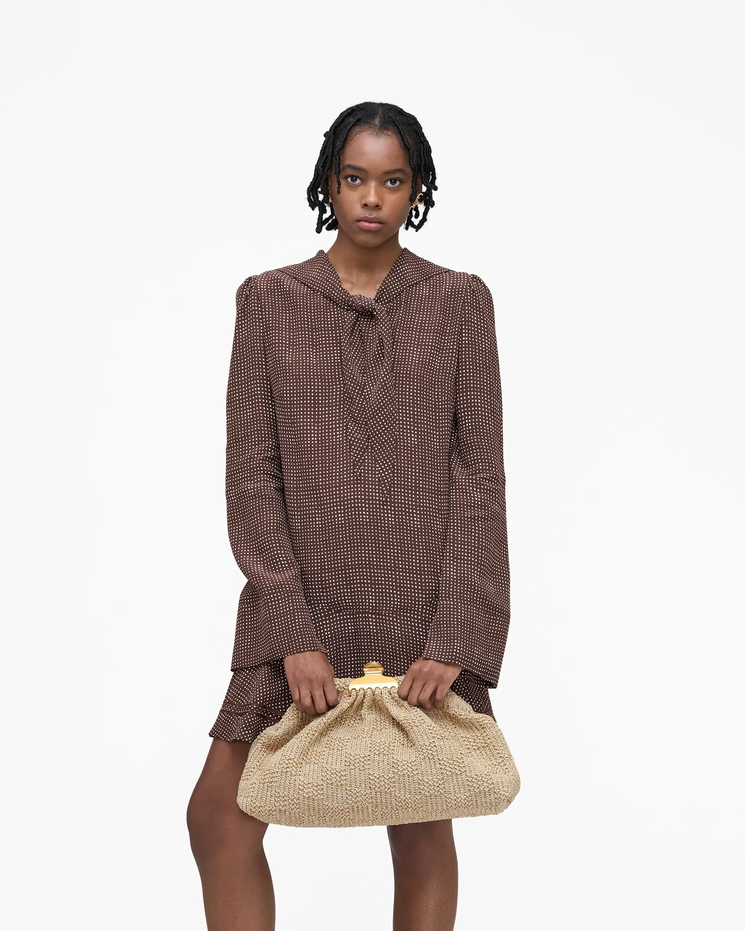 The Summer Woven Glam Clutch
