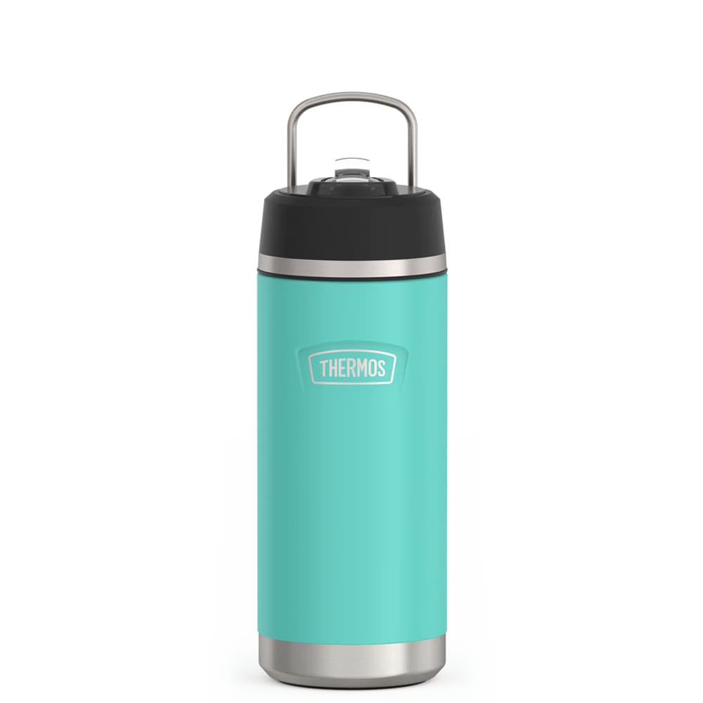 Thermos 18oz Icon Kids Water Bottle With Straw Lid Orange