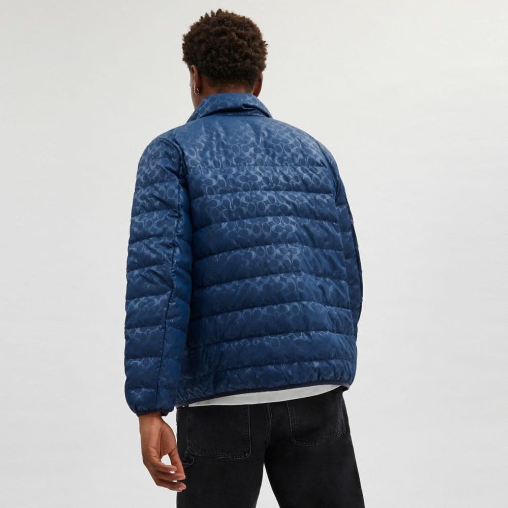 Lightweight Down Jacket In Recycled Polyester