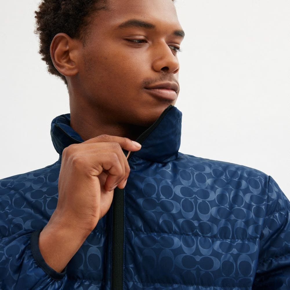 Lightweight Down Jacket In Recycled Polyester