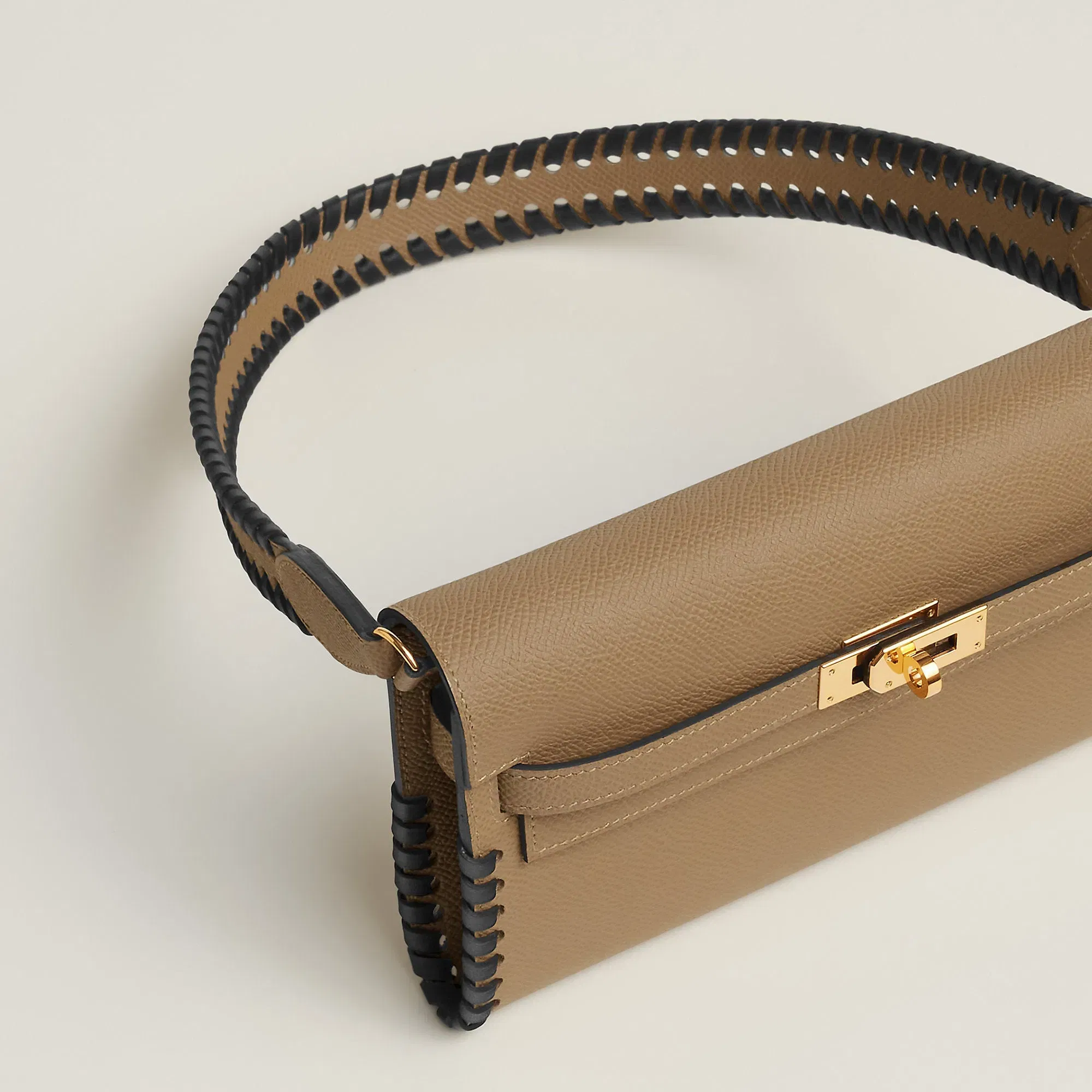 Hermes Kelly To Go Tressage Wallet Poussire