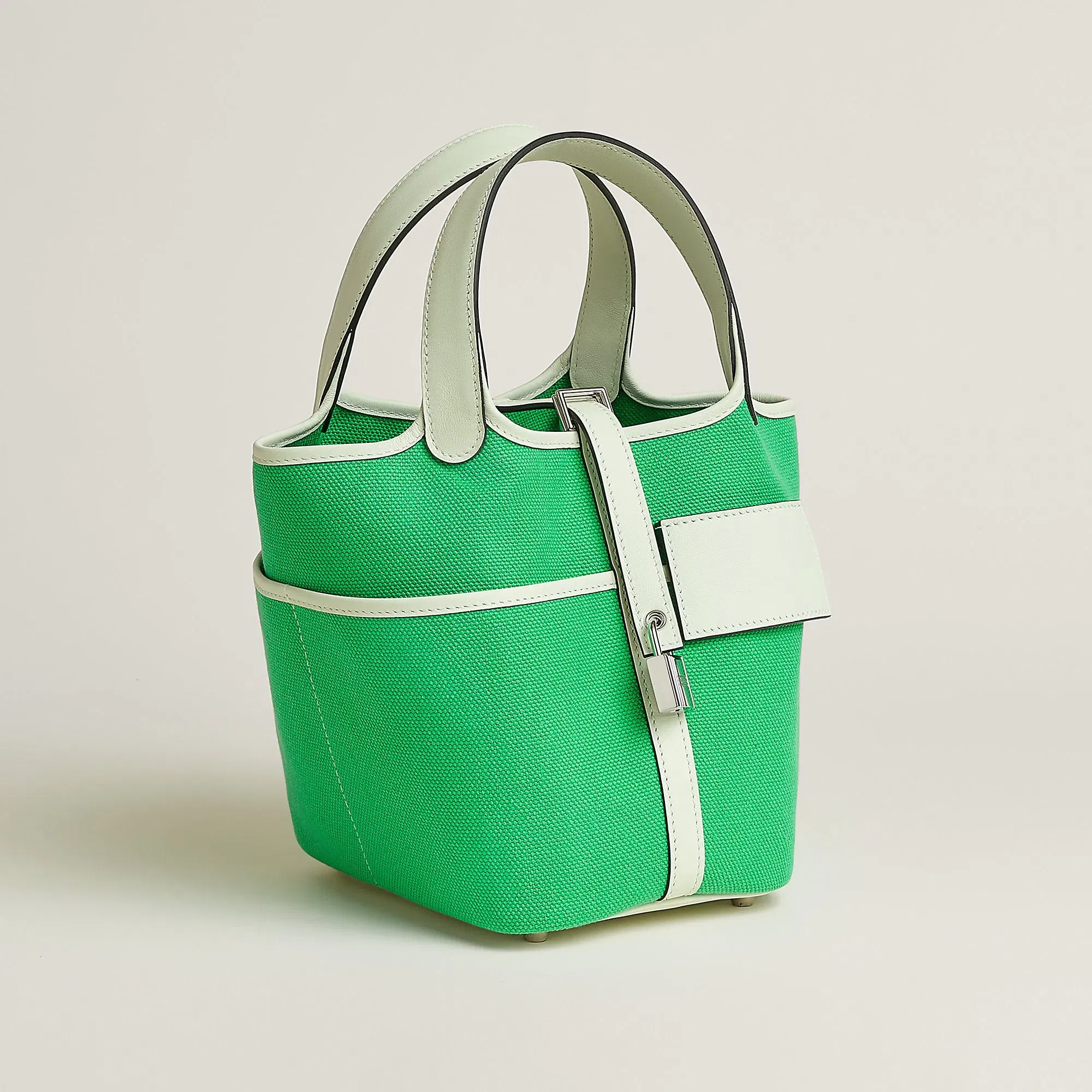 Hermes Picotin Lock 18 Pocket Bag Vert Comics