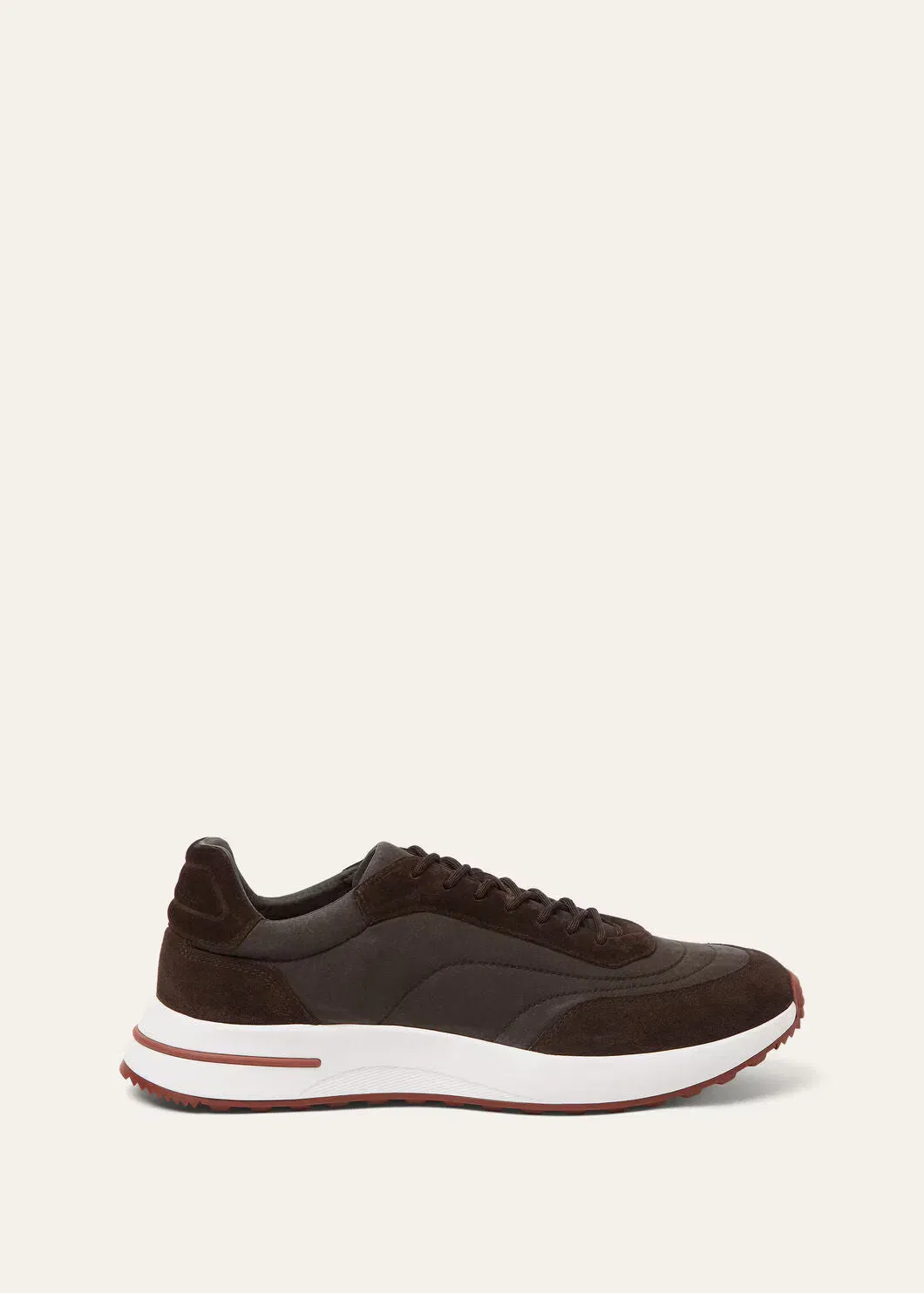 LoroPiana Week End Walk Sneaker Cedar Bronze
