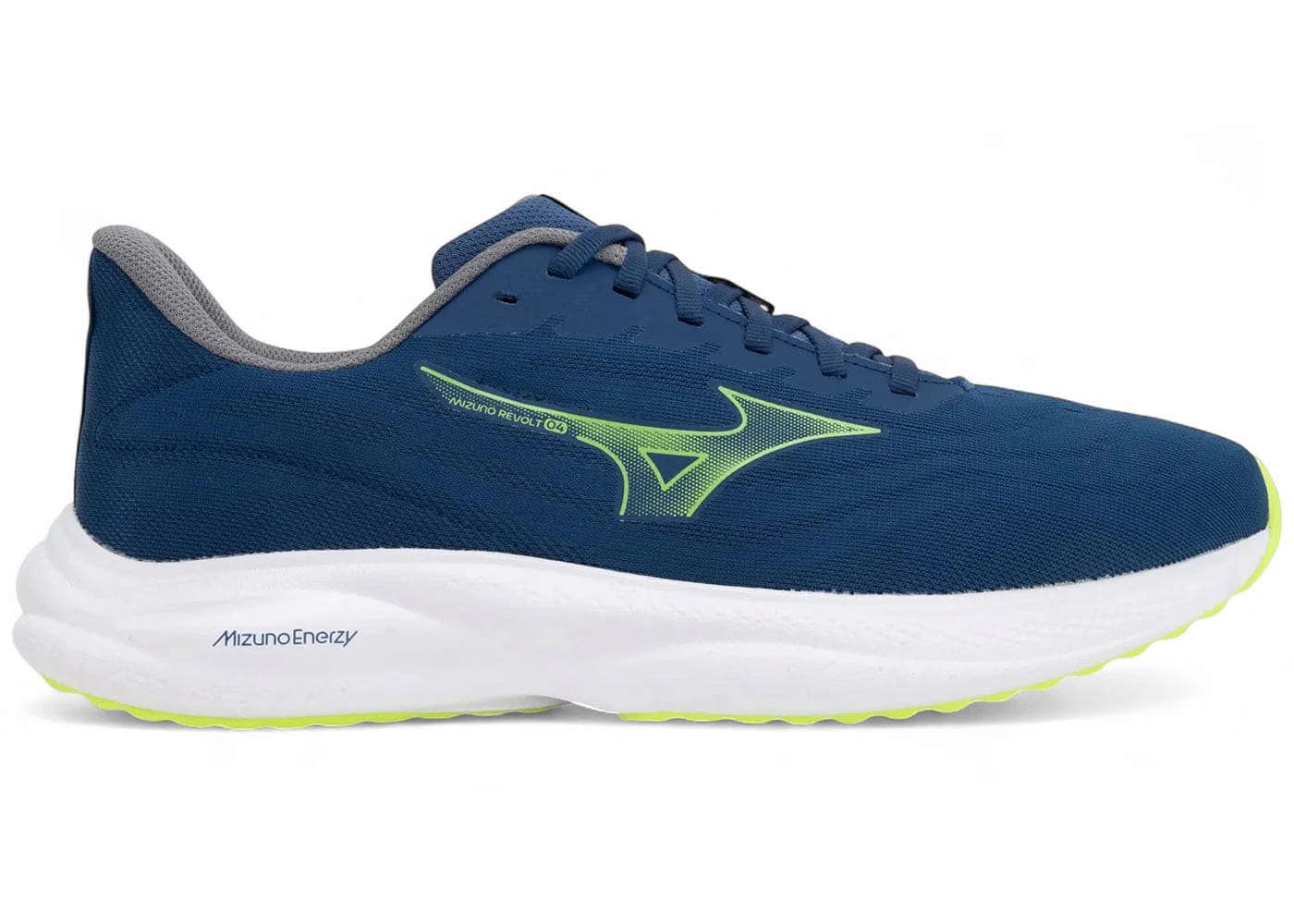 Mizuno Revolt 4 Estate Blue Lightning Yellow