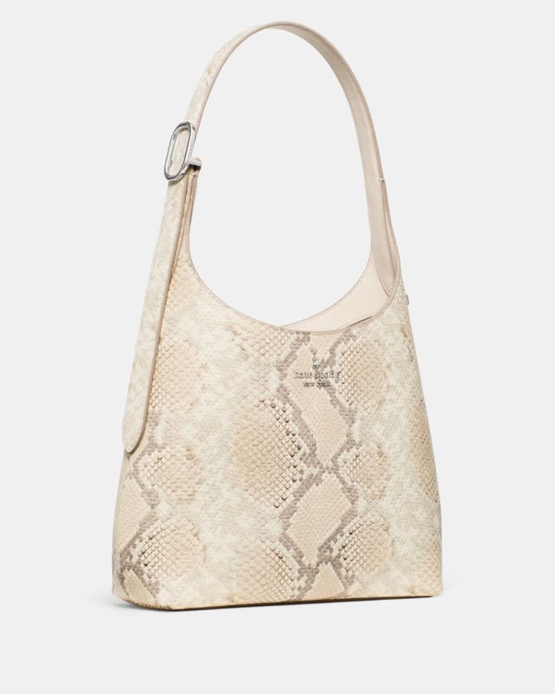 KateSpade 454 Snake Embossed Small Shoulder Bag Natural Multi