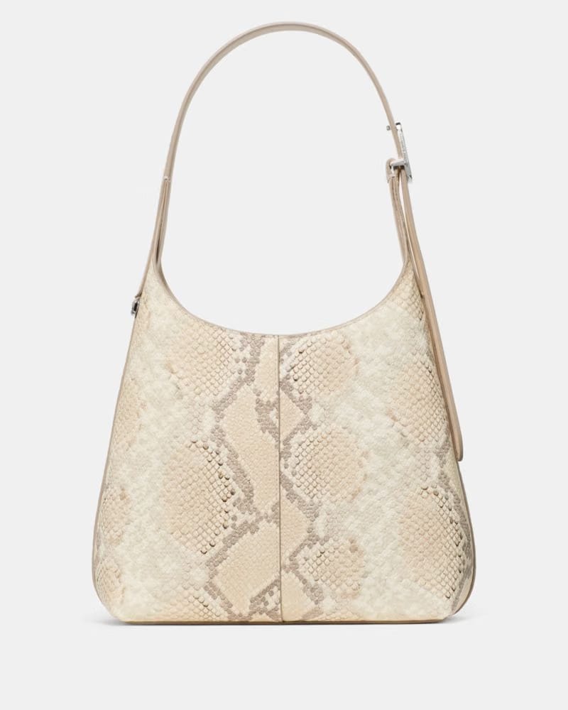 KateSpade 454 Snake Embossed Small Shoulder Bag Natural Multi