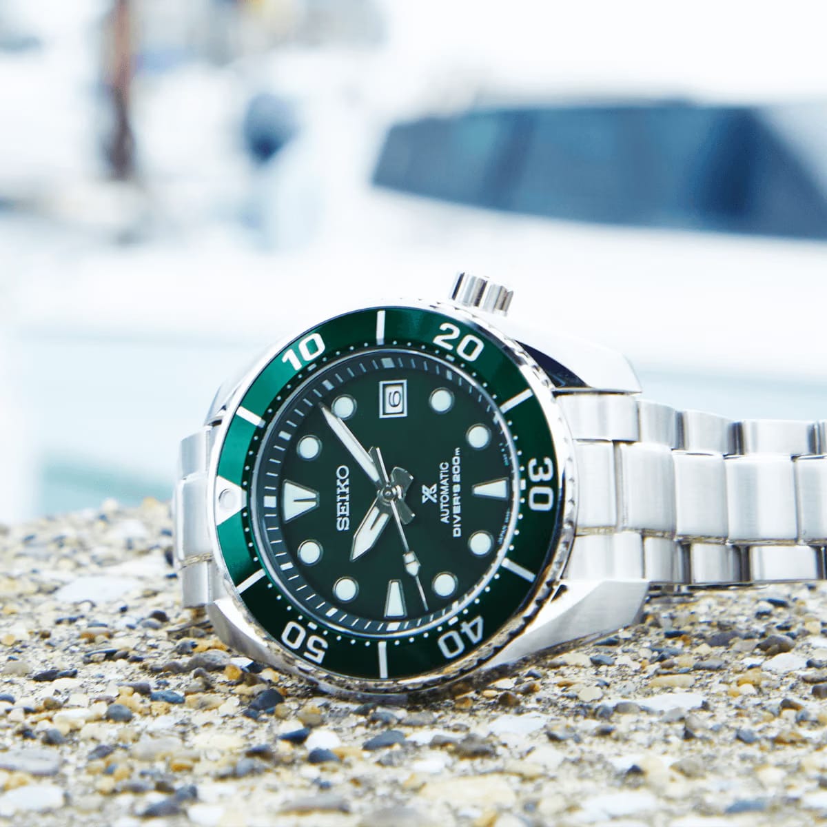 Seiko Prospex Sumo Diver'S 200M - Green - SPB103J1