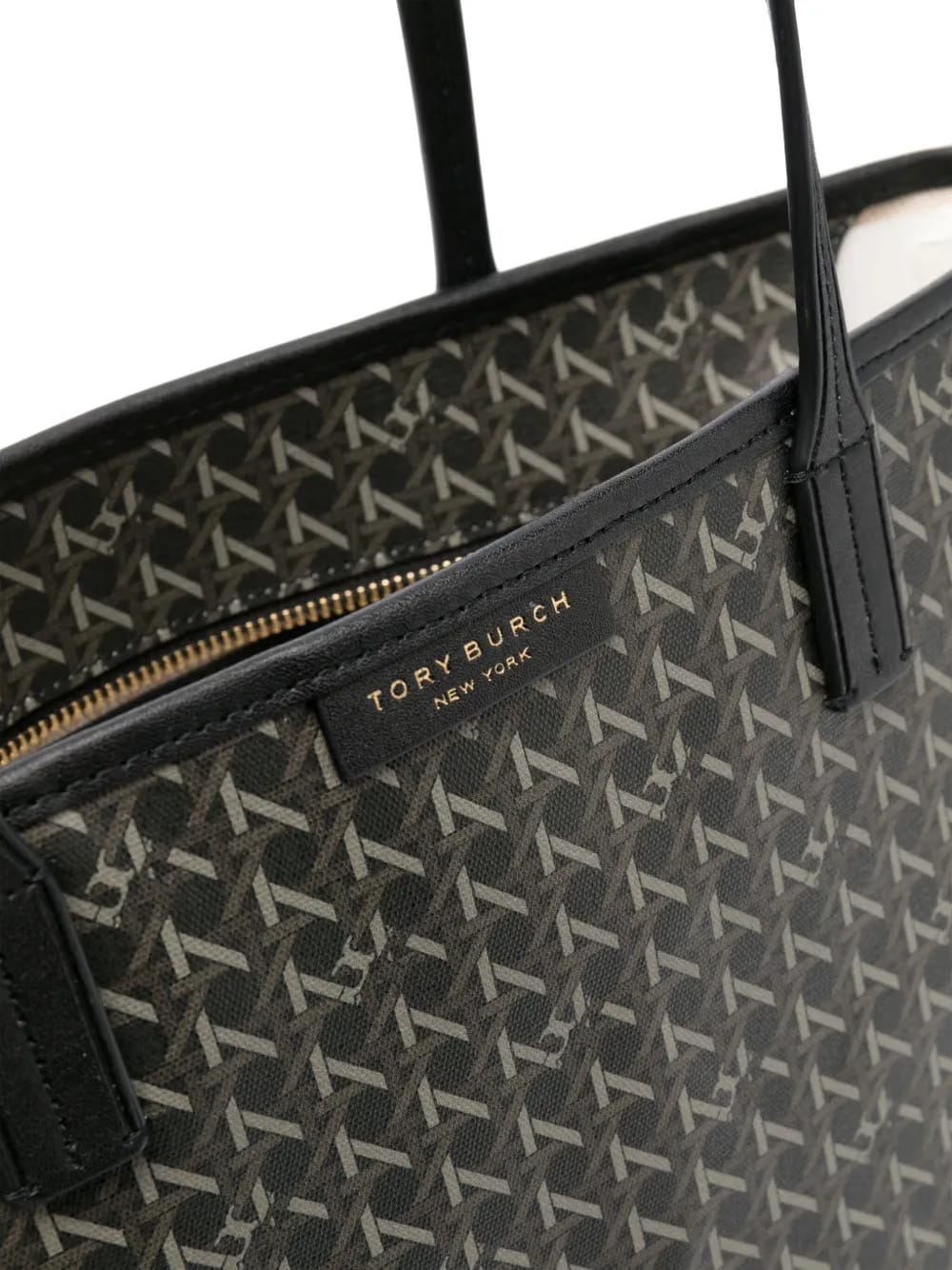 monogrammed logo tote bag
