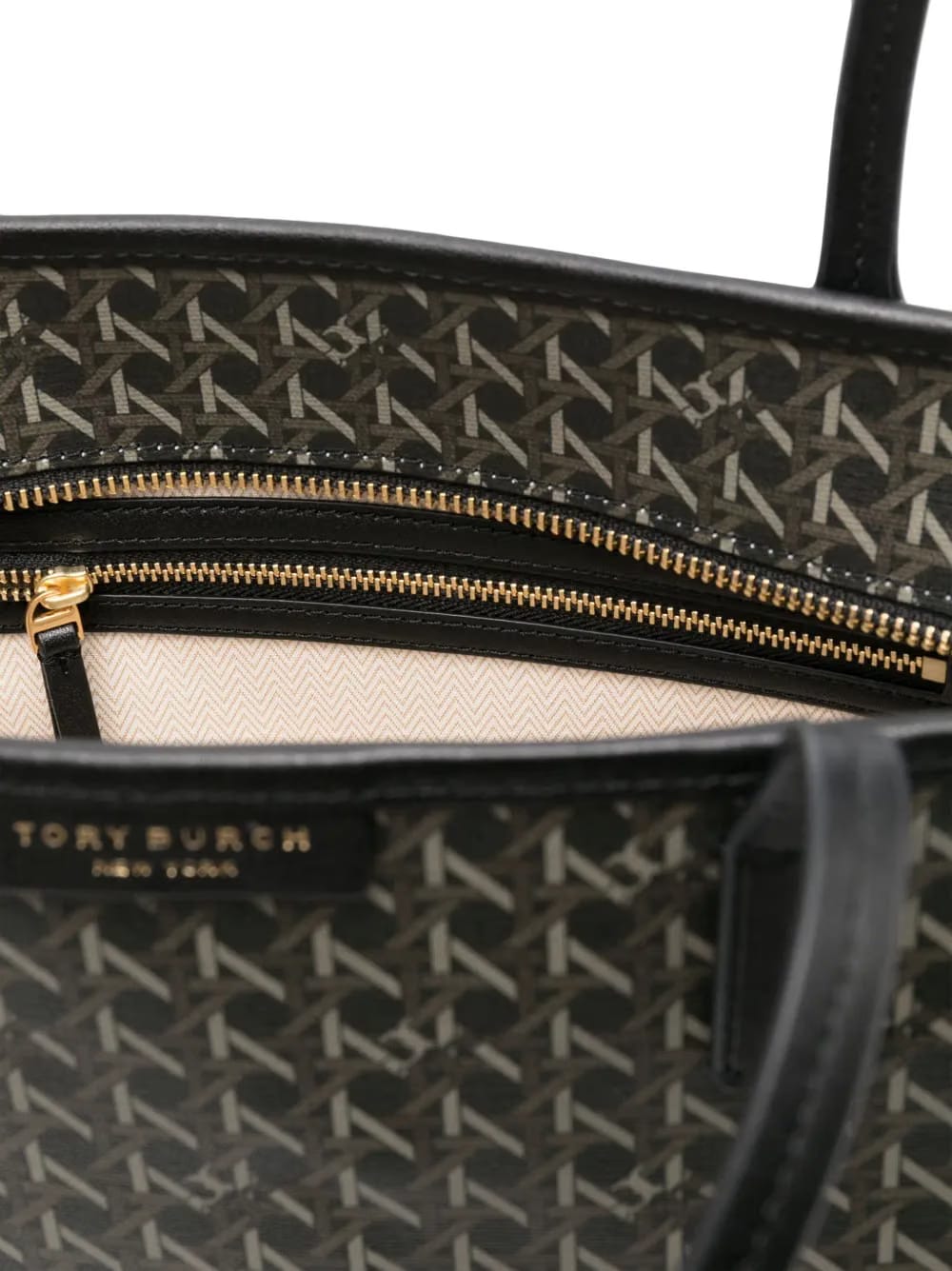 monogrammed logo tote bag