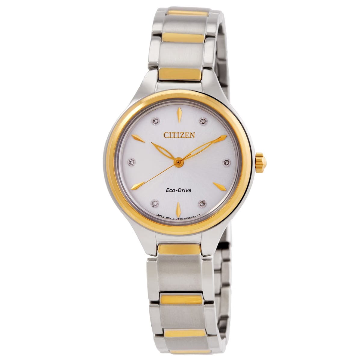 Citizen Diamond Silver Dial Women's Watch