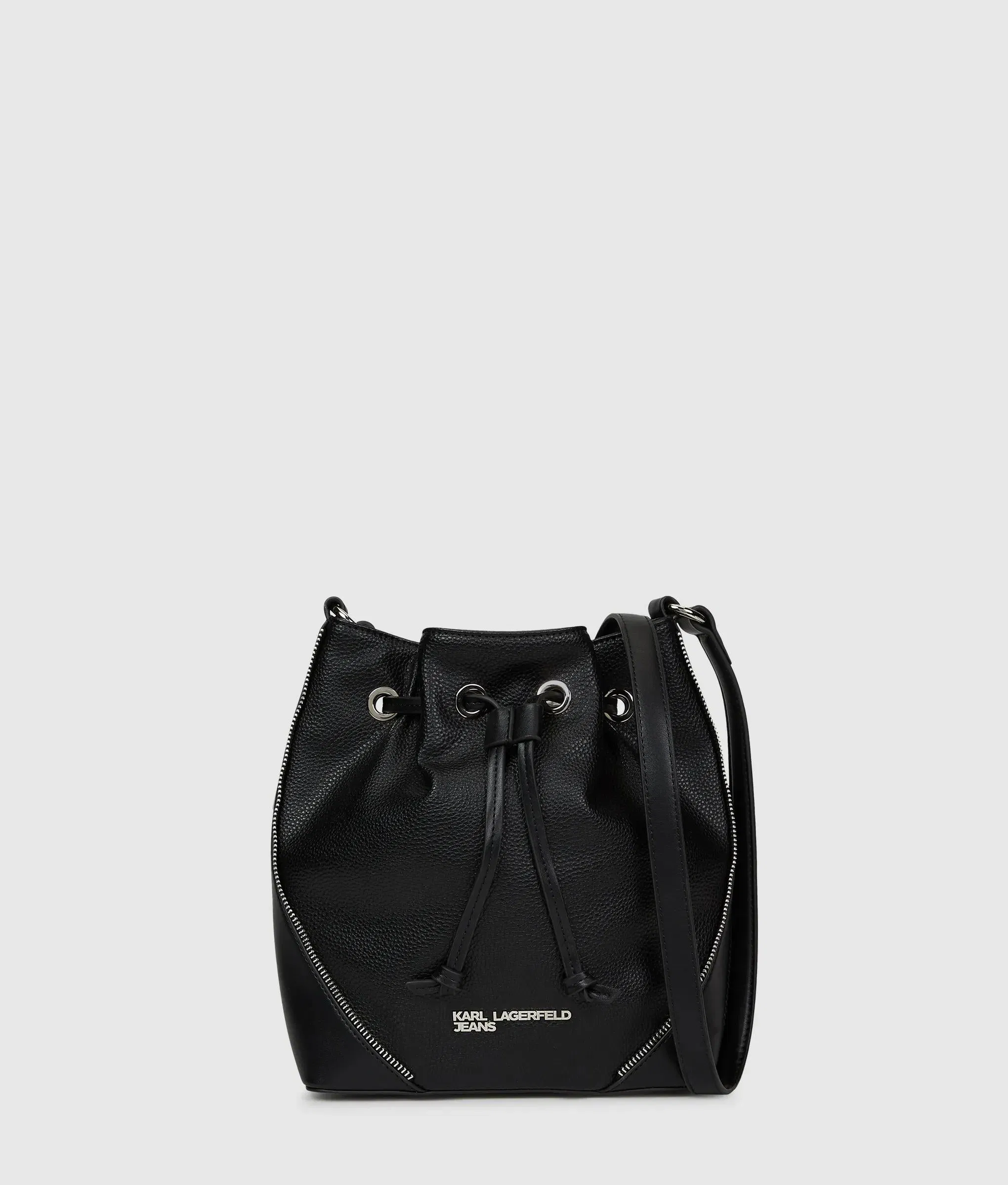 KarlLagerfeld Rebel Bucket Bag Black
