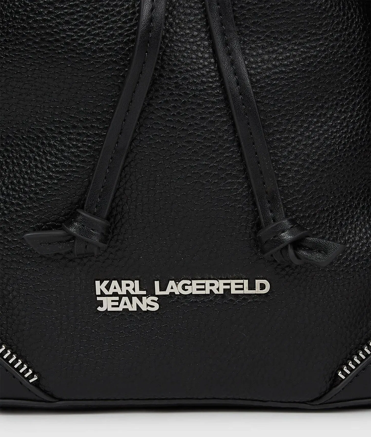 KarlLagerfeld Rebel Bucket Bag Black